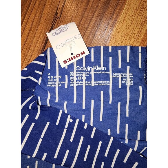 Calvin Klein Womens Underwear Brief Bikin Medium Blue Seamless - Picture 3 of 5